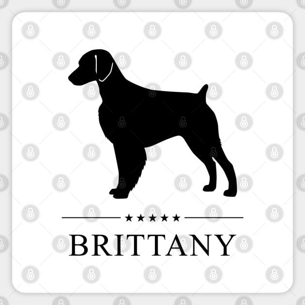 Brittany Black Silhouette Sticker by millersye